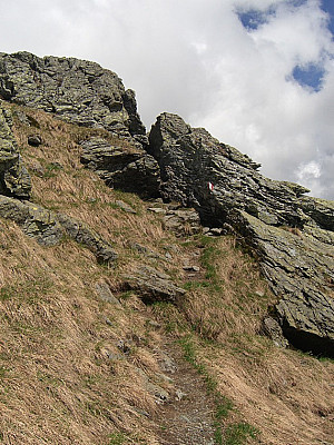 ...geht es steil bergauf