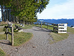 Rastmöglichkeiten am Gipfel