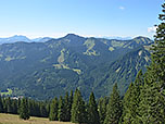 Im Südwesten zeigen sich der Risserkogel und der Setzberg