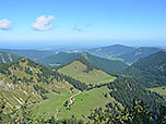 Blick hinunter zum Bodenschneidhaus