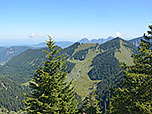 Im Osten erkennen wir neben der Brecherspitz den Wendelstein