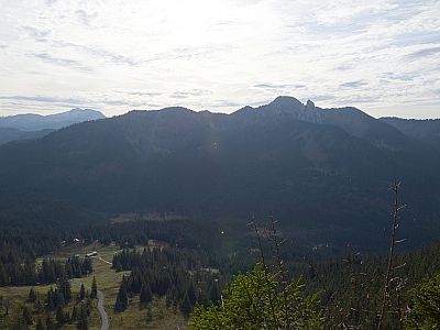 Der Ausblick vom Suttenstein zum Risserkogel