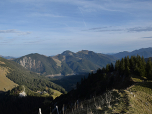 Der Blick nach Osten zum Spitzingsee