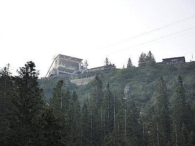 Bergstation der Tegelbergbahn
