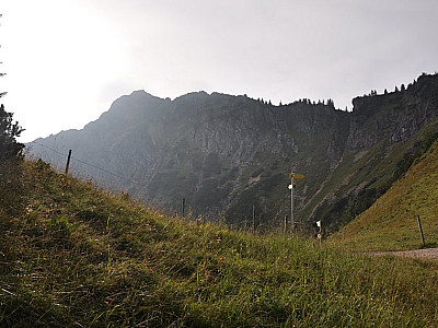 Die Skipiste ist erreicht
