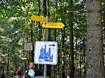 Abzweig zur Pöllatschlucht