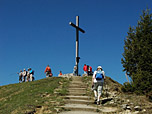 Das Gipfelkreuz des Braunecks
