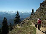 Auf dem Panoramaweg wandern wir nach Westen