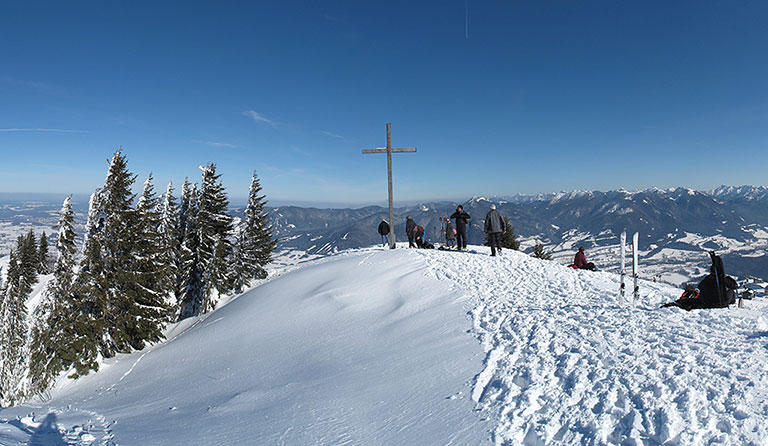Brauneck (1555 m) als Skitour