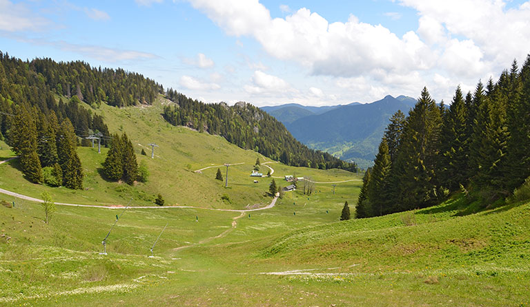 Brauneck (1555 m) von Wegscheid über die Kotalm