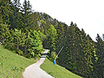 Vor uns zeigt sich der Waxenstein