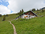 Wir passieren die Brauneckalm...