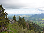 Blick aufs Alpenvorland...