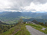 Blick hinunter zur Bergstation