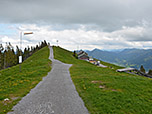 Blick zurück zum Gipfel