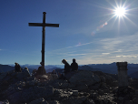 Das Gipfelkreuz der Brecherspitz