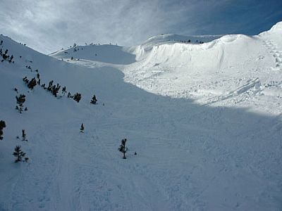 Auf den Duracher Kogel zu
