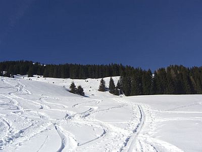 ...gilt es die ersten Hänge zu bewältigen