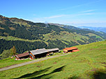 Blick auf die Breiteggalm