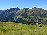 Blick zurück zum Breiteggalm-Hochleger