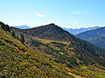 Blick zur Breiteggspitze, die wir auch noch besuchen werden