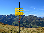 ...auch einen Wegweiser