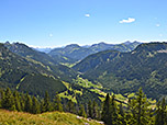 Blick Richtung Tannheimer Tal