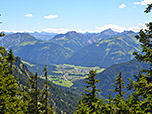 Blick nach Grän