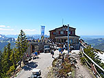 Die Ostlerhütte am Breitenberg-Gipfel