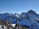 Rechts der Aggenstein, dahinter Gimpel und Rote Flüh