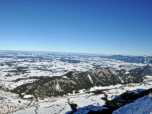 Die Aussicht nach Nordosten zum Forggensee