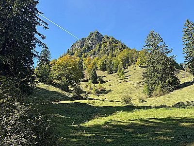 Ein erster Blick zum Breitenstein