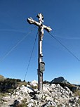 Das schöne Gipfelkreuz am Bockstein