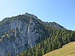 Blick auf die felsige Breitenstein-Nordseite