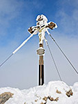 Das Gipfelkreuz am Breitenstein-Hauptgipfel