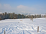 Blick über den bisherigen Aufstiegsweg