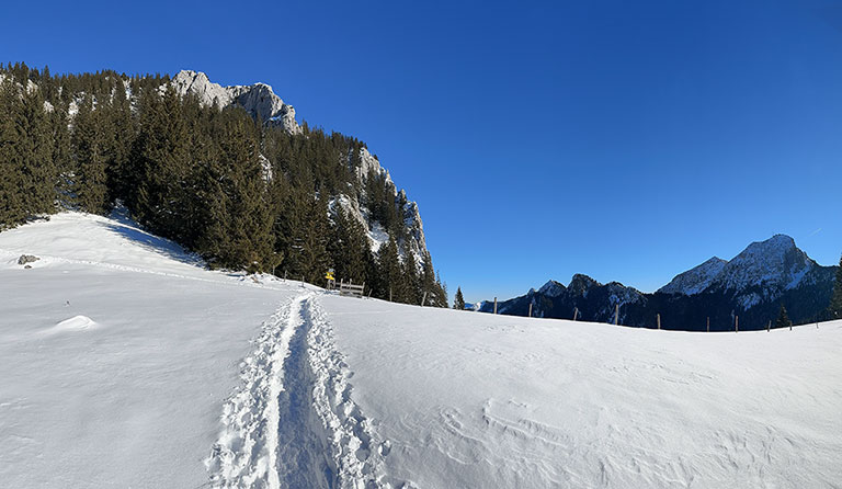 Breitenstein (1622 m) als Winterwanderung