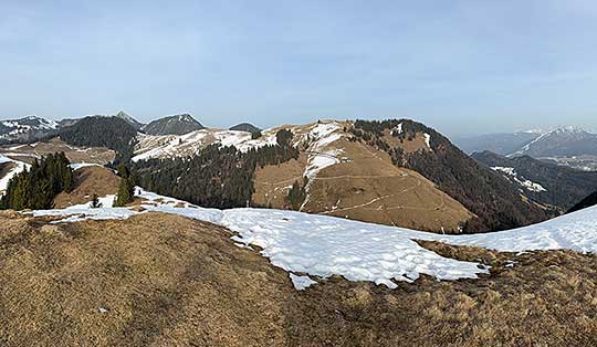 Brennkopf (1353 m) von der...