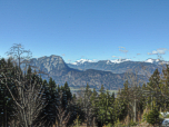 Blick nach Westen von der Terrasse des Bergasthof Aschenbrenner
