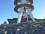 ...und passieren den Sendeturm