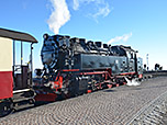 Seit 1991 schnauft die Dampflok der Brockenbahn wieder hinauf zum Gipfel