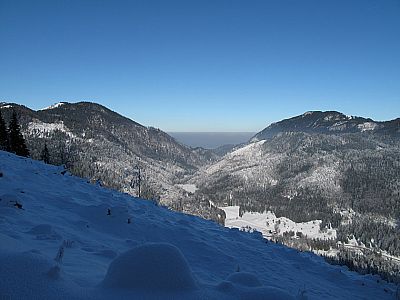 Blick hinunter zum Tatzelwurm
