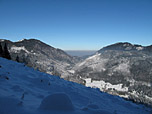Blick hinunter zum Tatzelwurm