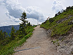 ...auf die Brunnenkopfhütte zu