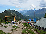 Panoramaterrasse über dem Graswangtal