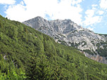 Blick zu Rotwandlspitze und Brunnsteinspitze