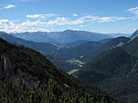 Blick nach Süden Richtung Scharnitz