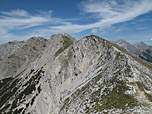 Blick zurück zur Rotwandlspitze