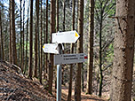 Hier biegen wir rechts Richtung Buch ab