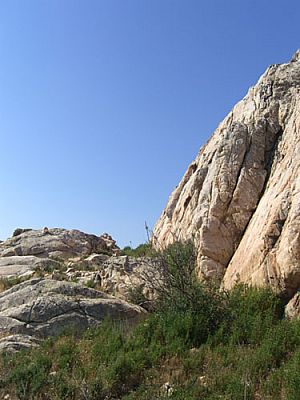 ...und an deren Fuß aufwärts